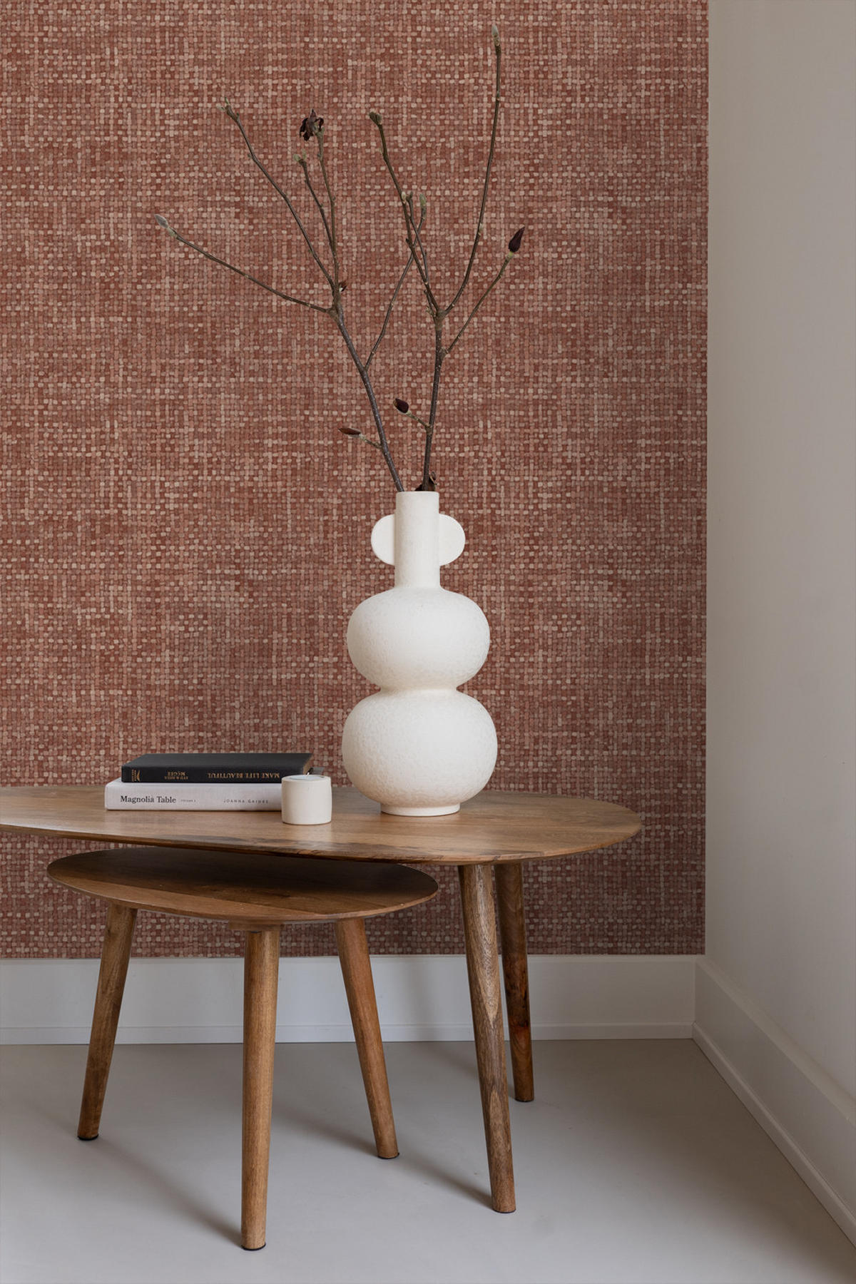 TAPETE Leinen-Optik 50 x 900 cm - Braun, Papier (50/900cm) - Origin Wallcoverings