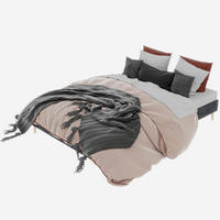 POLSTERBETT 160x200 cm niedrig ohne Stauraum grau - Grau, Textil (160/200cm) - LEBENLANG