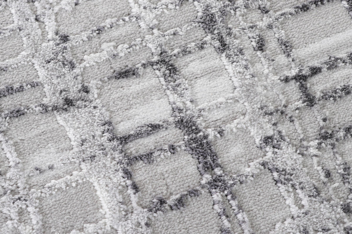 TEPPICH SKY Grau 80/80 cm - Grau, Textil (80/80cm) - Tapiso