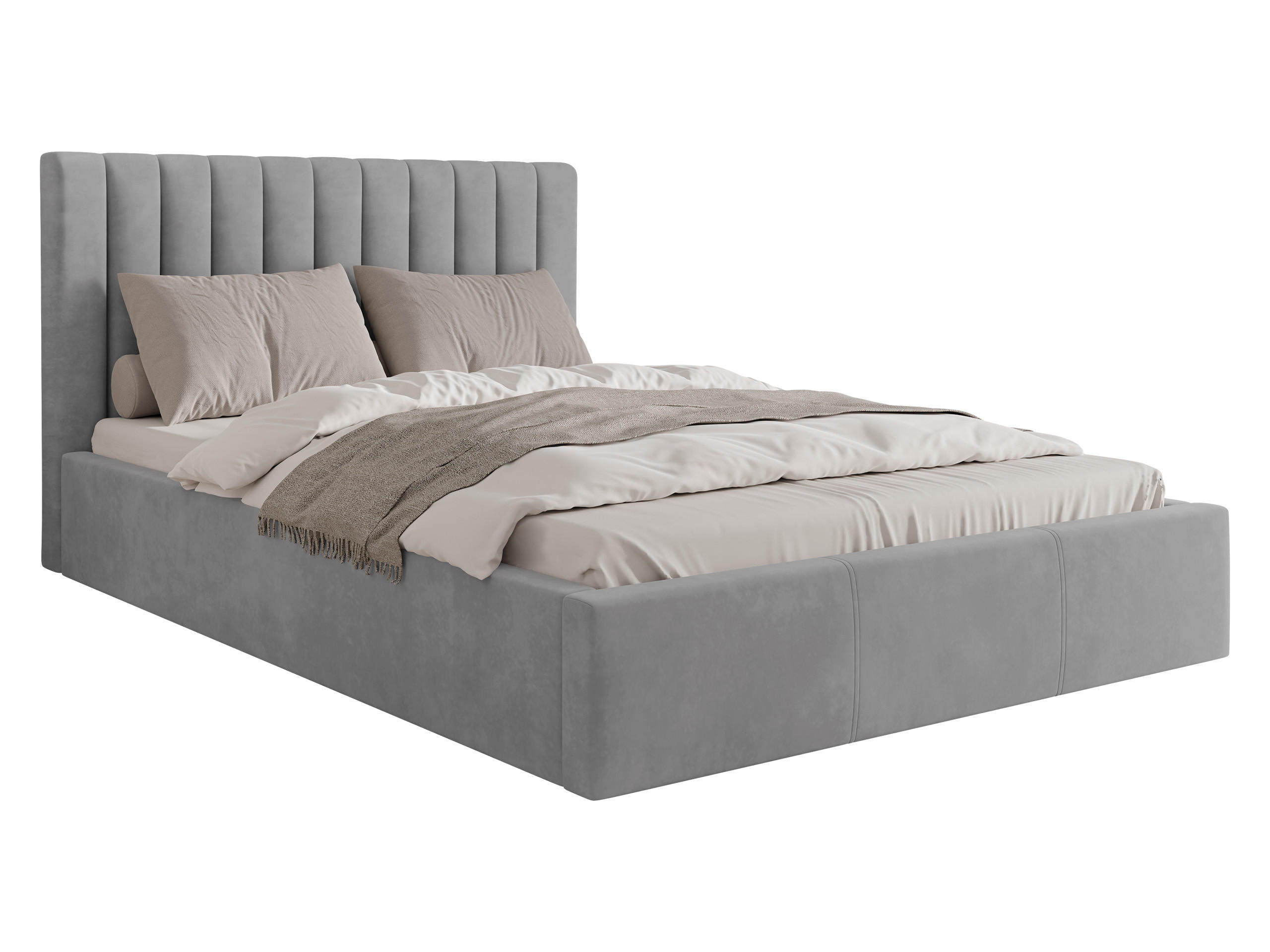 PAT TAPITAT Cosmo - culoare naturală/gri, material textil/compozit lemnos (140/200cm) - MIRJAN24