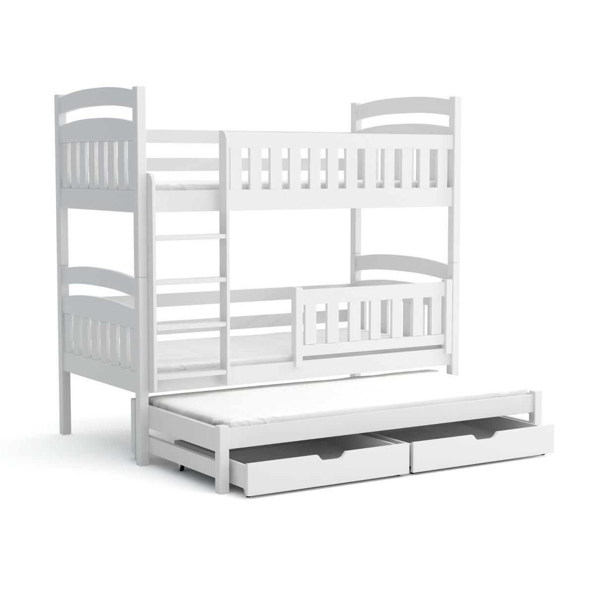 ETAGENBETT MIA Weiß 90/200 - Weiß, Holz - Deine Möbel 24