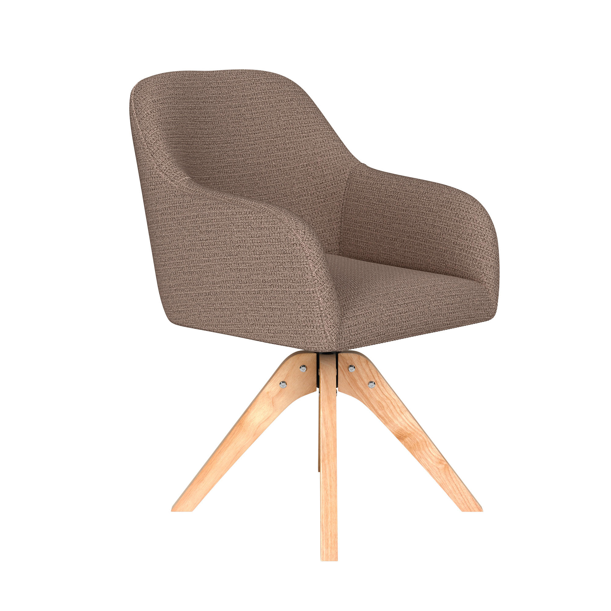 ESSZIMMERSTUHL Otis - Taupe - 62/59/84 cm - Taupe, Textil (59/84/62cm)