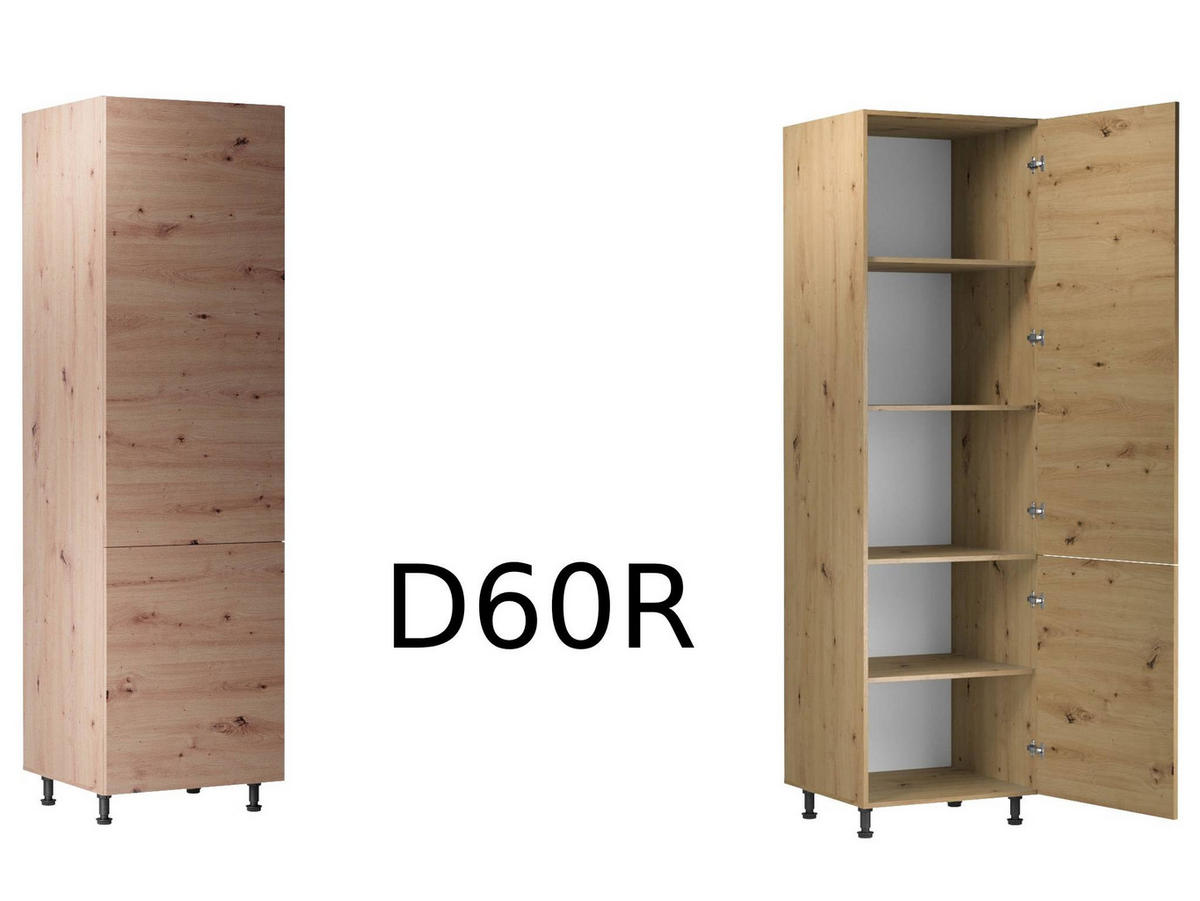 WINKELKÜCHE 330 x 210 cm Langen K53-M330 in Astiran Eiche - Eiche Artisan, Holz (330/212/210cm)