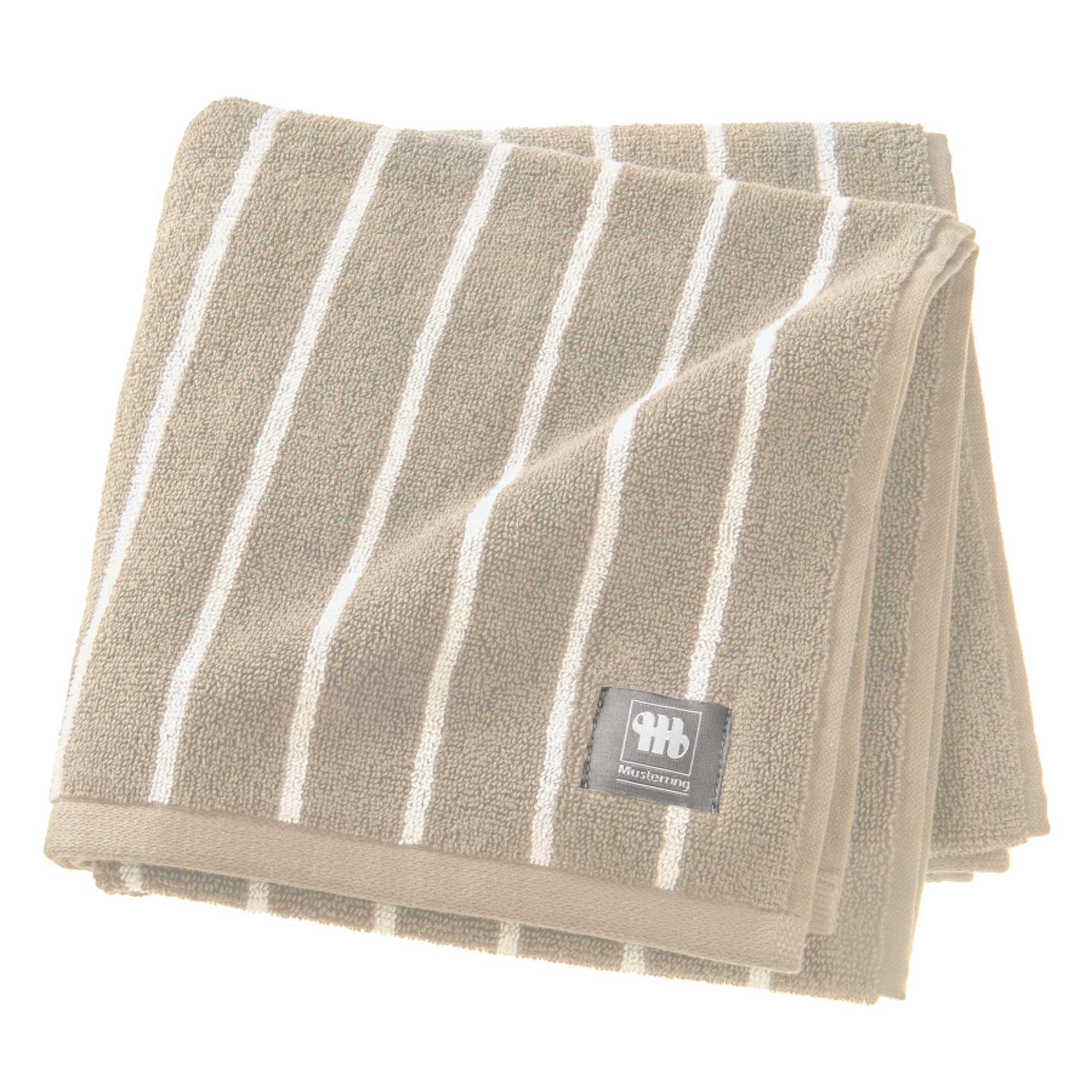 HANDTUCH NEEDLESTRIPE - Beige, Textil (50/100cm) - Musterring