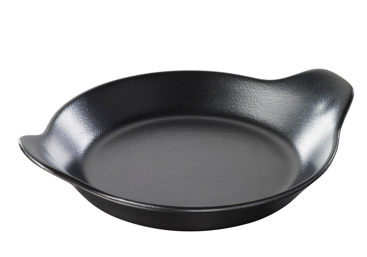 EIERPFANNE in gusseisener Optik 20 cl - Multicolor, Keramik (15cm) - Revol Porcelaine France
