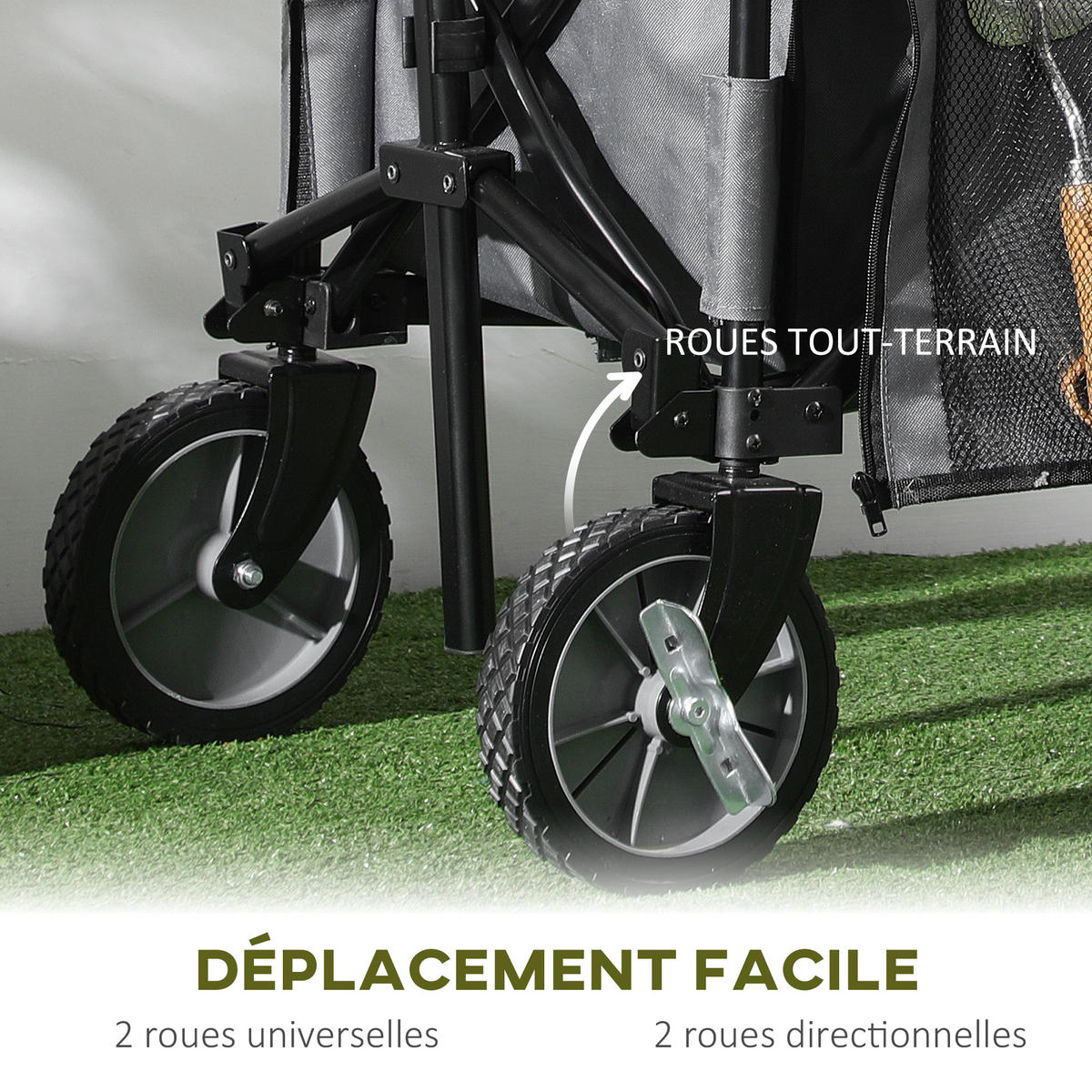 GARTENWAGEN DE-18764 Dunkelgrau - Dunkelgrau, Metall (55/93/108cm) - ComfortXL