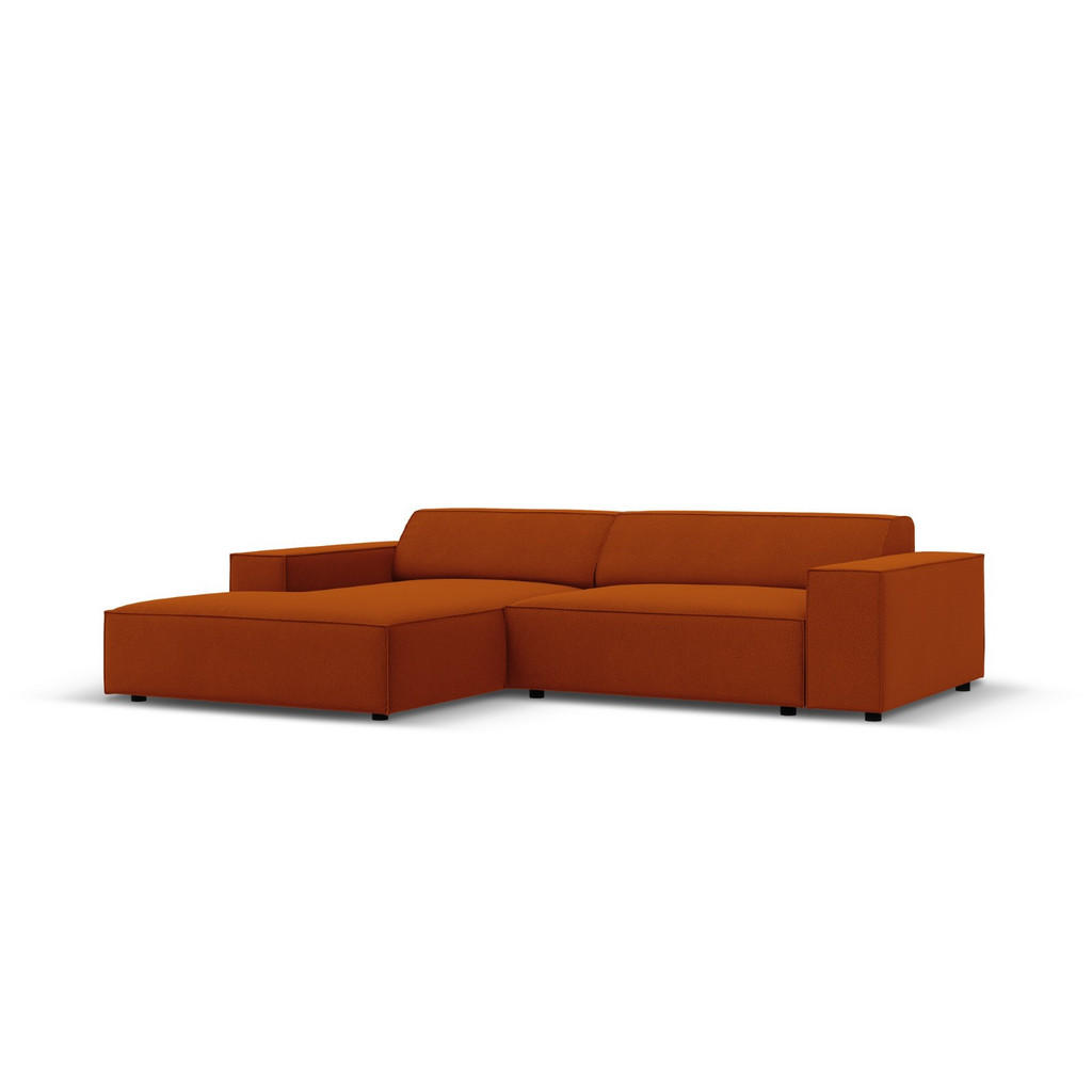 Thumbnail - Micadoni Modulares-Ecksofa, Terra cotta, Textil, 3-Sitzer, L-Form, 224x166 cm, Hergestellt in Europa, Wohnzimmer, Sofas ...