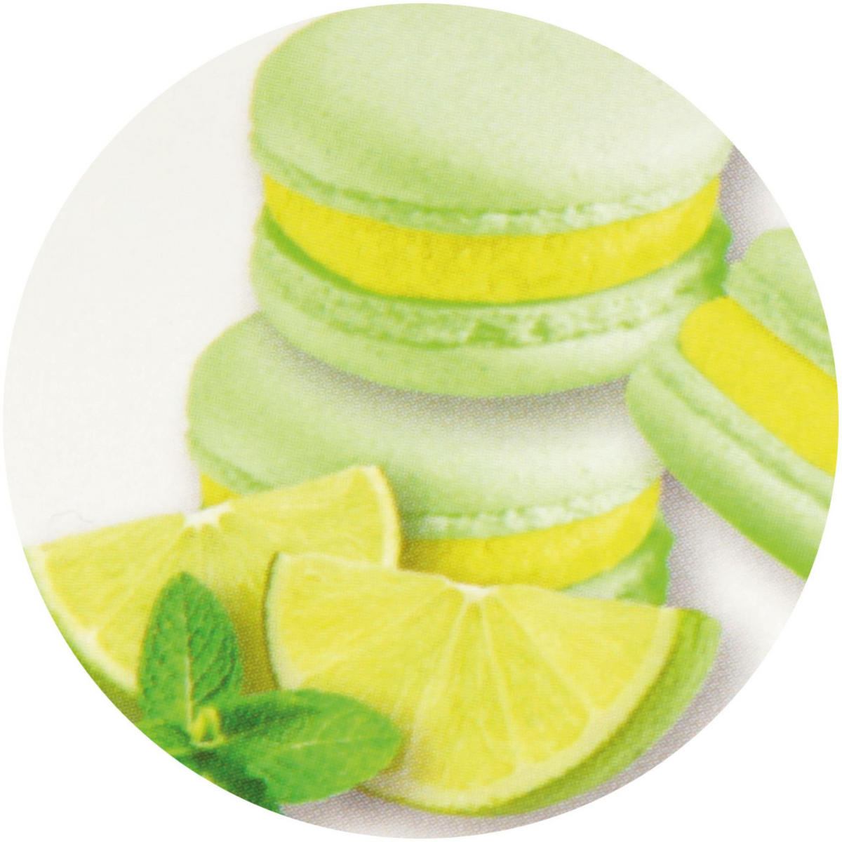 DUFTKERZE im Glas "Macaron Mint & Limes" mit Deckel, 2er Pack mit je ca. 7 Std. Brenndauer, Ø6cm , Raumduft als Geschenk und Dekoration - Mintgrün, Glas (6/5cm) - HS Candle