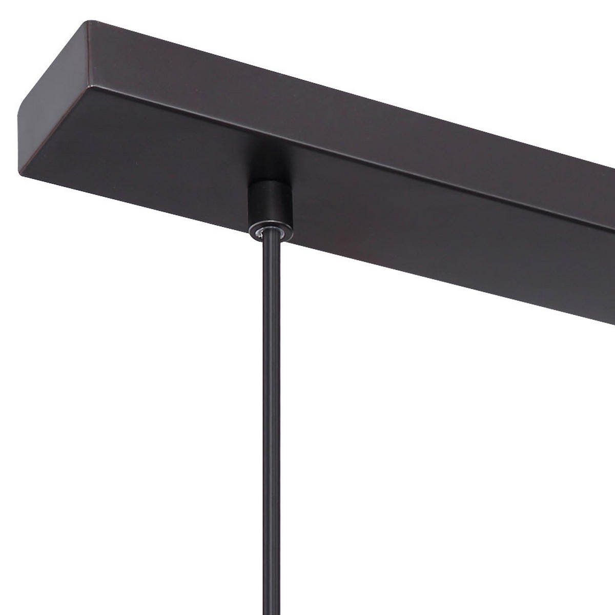LED HÄNGELEUCHTE DOPS Geflecht Schwarz - Schwarz, Metall (100/15/150cm)