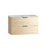 WASCHTISCH 80cm Astrid Holz - Braun, Holzwerkstoff (80/50/45.8cm) - Petits-meubles