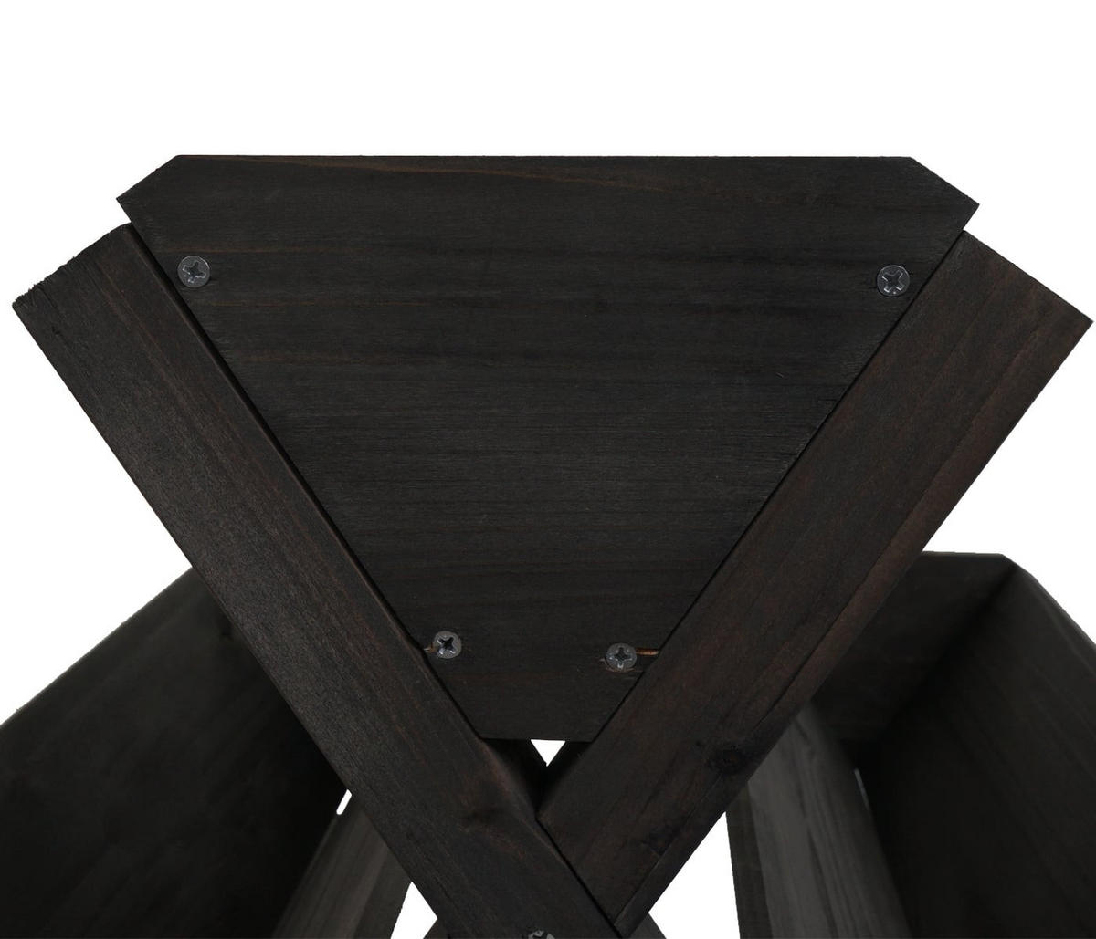 PFLANZTREPPE 56x56x70cm Anthrazit - Anthrazit, Holz (56/56/70cm) - PROREGAL
