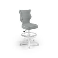 KINDERSTUHL Petit mit Fußstütze - Weiß/Grau, Textil (66/90/66cm) - RAUMHIRSCH FURNITURE