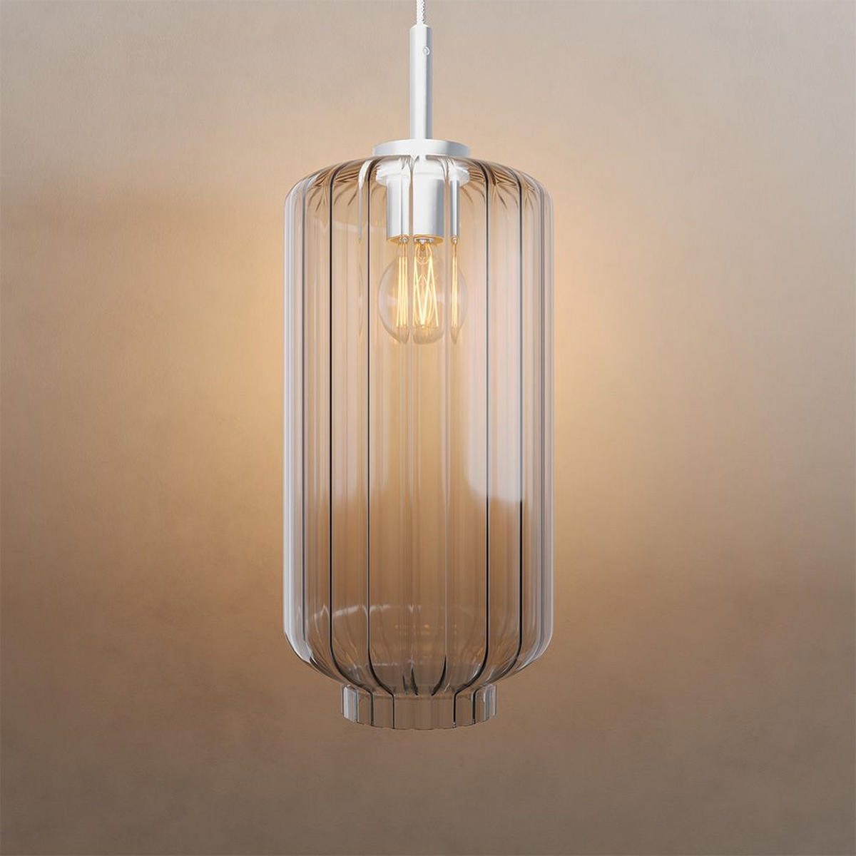 GALERIELEUCHTE Velo Braun Ø 20cm - Braun, Glas (20/20/20cm) - s.luce