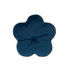 KISSEN-BLUME Samt&Sonders admiral-blau 50 cm Ø - Blau/Dunkelblau, Textil (50cm) - beties Heimtextil