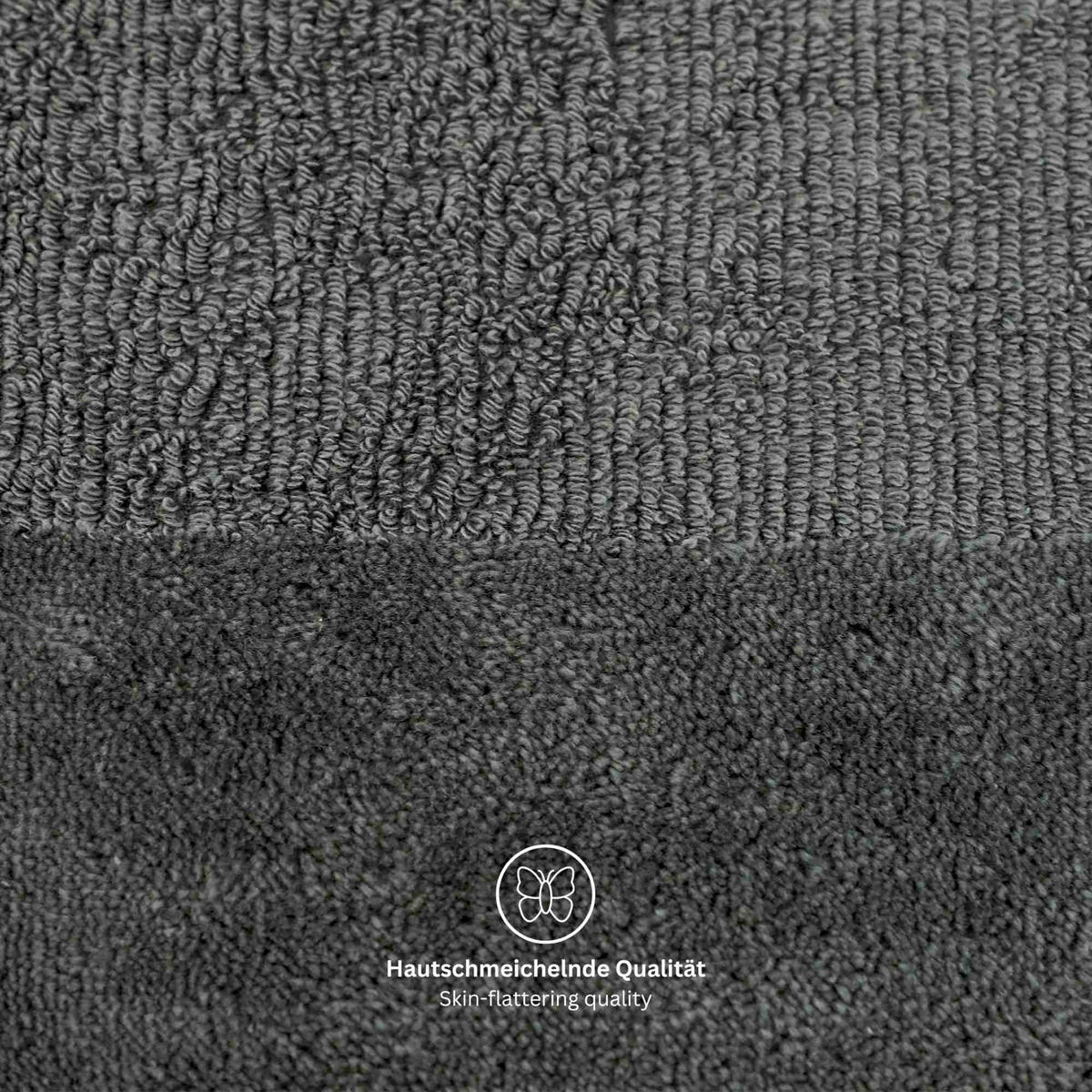 GÄSTEHANDTUCH SENSE-6 - Anthrazit, Textil (30/50cm) - Schöner Wohnen