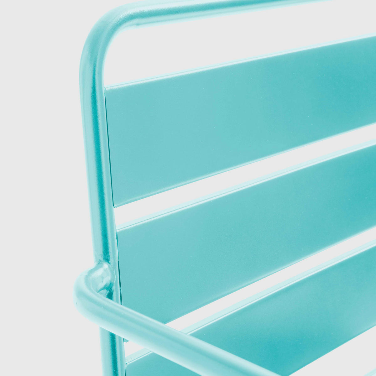 GARTENSTUHL blau, Metall - Blau, Metall (65/76/70cm) - Oviala