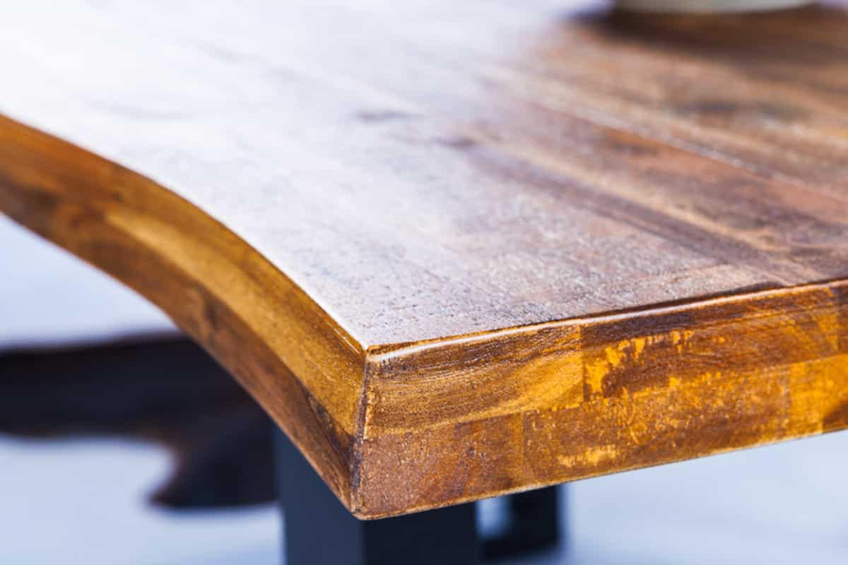 ESSTISCH GENESIS Akazie Braun 200cm - Schwarz/Braun, Holz/Metall (100/200/76cm) - riess-ambiente