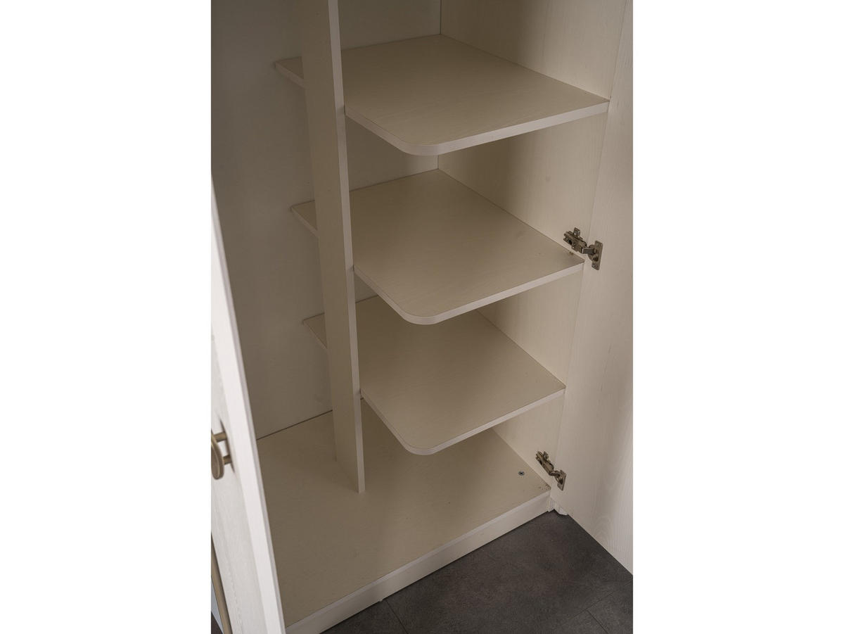 KLEIDERSCHRANK Eos 6 trg. - Beige, Holzwerkstoff (260/223/55cm)