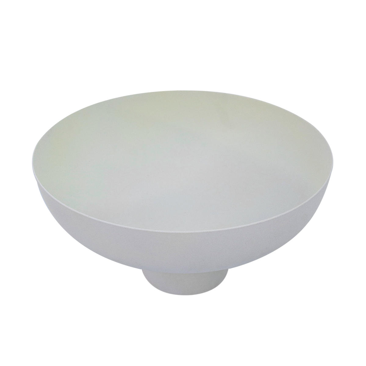 DEKOSCHALE Janna in Weiß Ø30 cm - Weiß, Metall (16cm) - LaLe Living