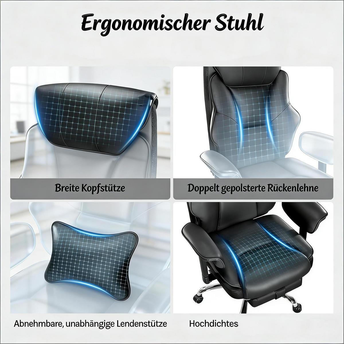 CHEFSTUHL Schwarz 77/71/125,5 cm - Schwarz, Metall (35.5/125.5/77cm) - PANGIVO