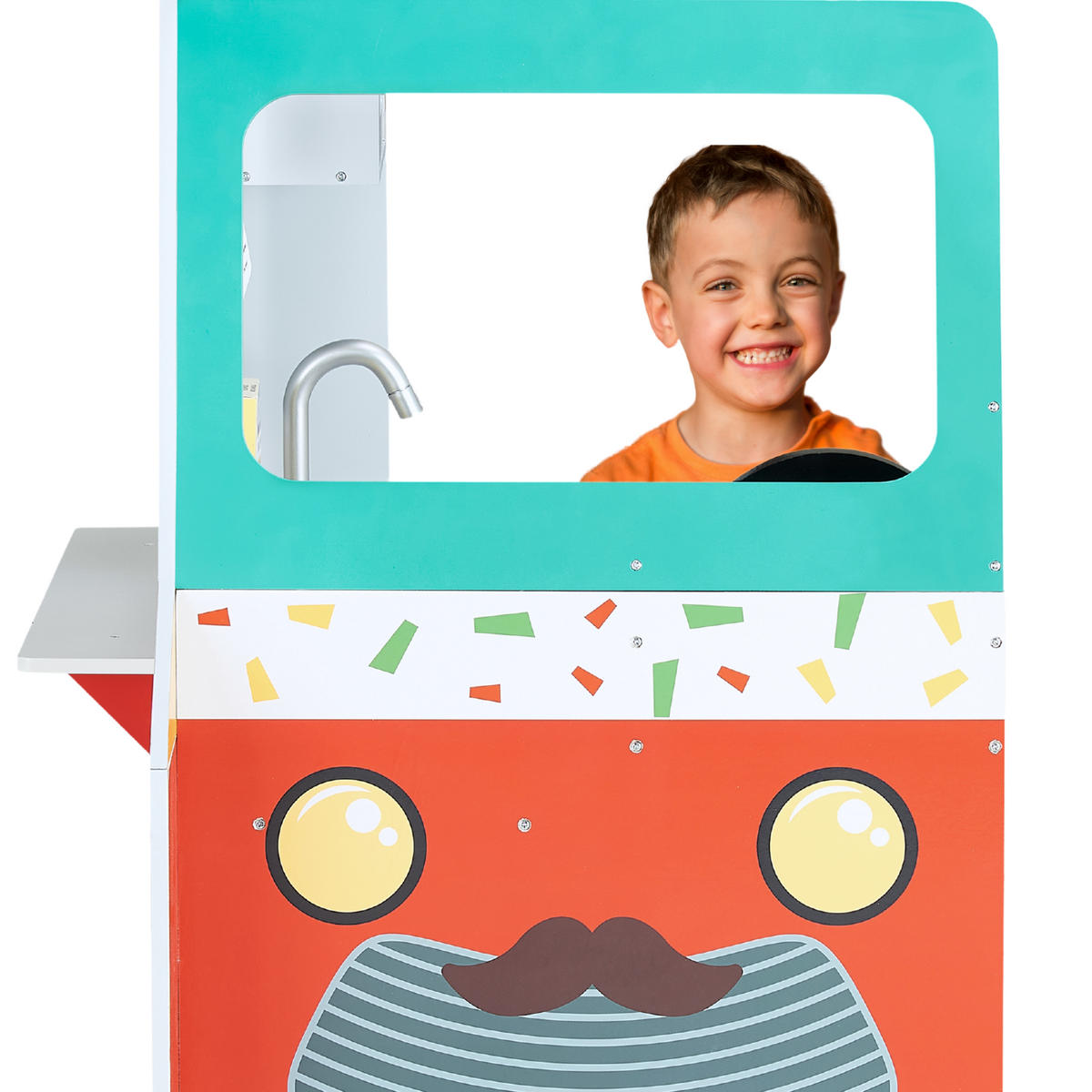 TACO-TRUCK Spielset, Mehrfarbig, 96cm - Multicolor, Holz (81/96/61cm) - Teamson Kids