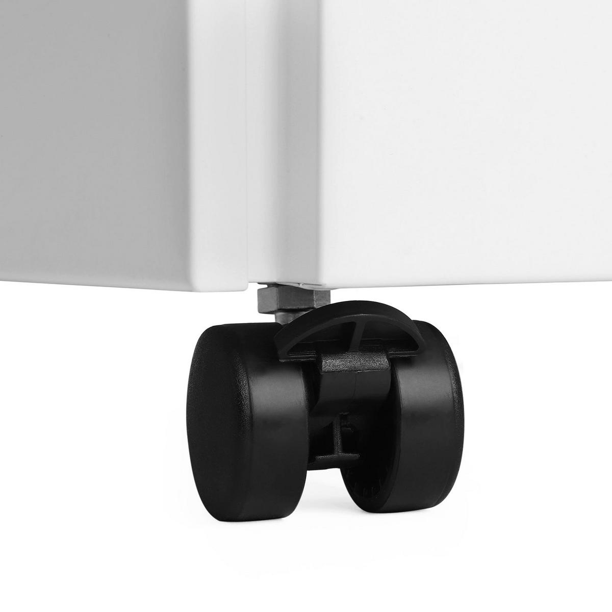 ROLLCONTAINER - Weiß, Metall (39/52/52cm) - Hansiro