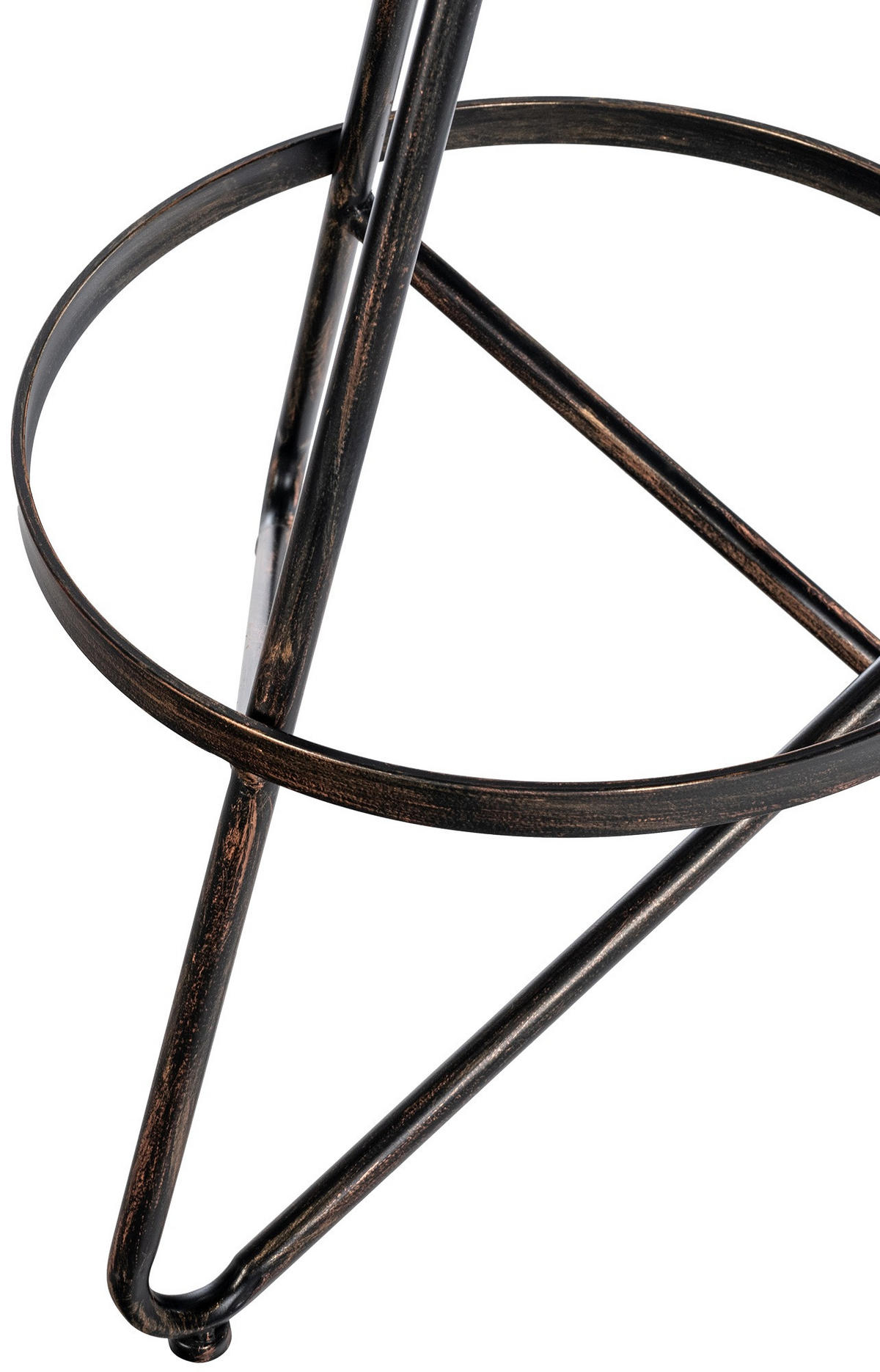 BARHOCKER Metall bronze - Bronzefarben, Metall (44/67/44cm) - CLP