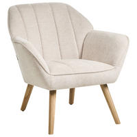 SESSEL Stoff HellbeigeTorud - Beige, Textil (79/76/72cm) - Beliani