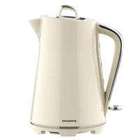 WASSERKOCHER ELEKTRISCH Creme 20/16/27 cm KB9016 - Creme, Metall (16/27/20cm) - Klausberg 