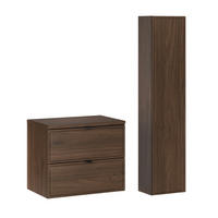 SKŘÍŇKA POD UMYVADLO 60cm Elias 2er-Set Dřevo - hnědá, kompozitní dřevo (60/50/46cm) - Petits-meubles