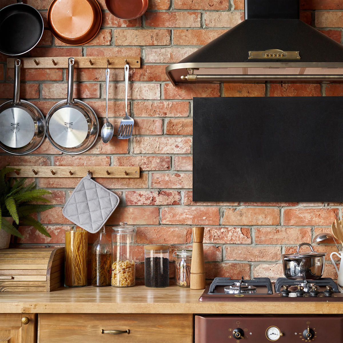 3XVORRATSGLAS - Transparent, Glas/Holz (10/15/10cm) - Relaxdays