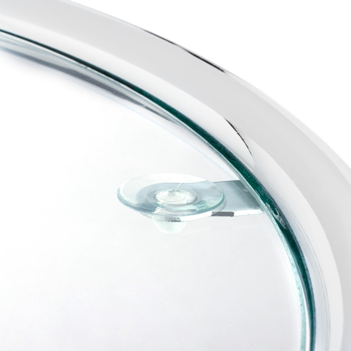 BEISTELLTISCH - Silberfarben, Glas/Kunststoff (44.5/44.5/53cm) - Relaxdays