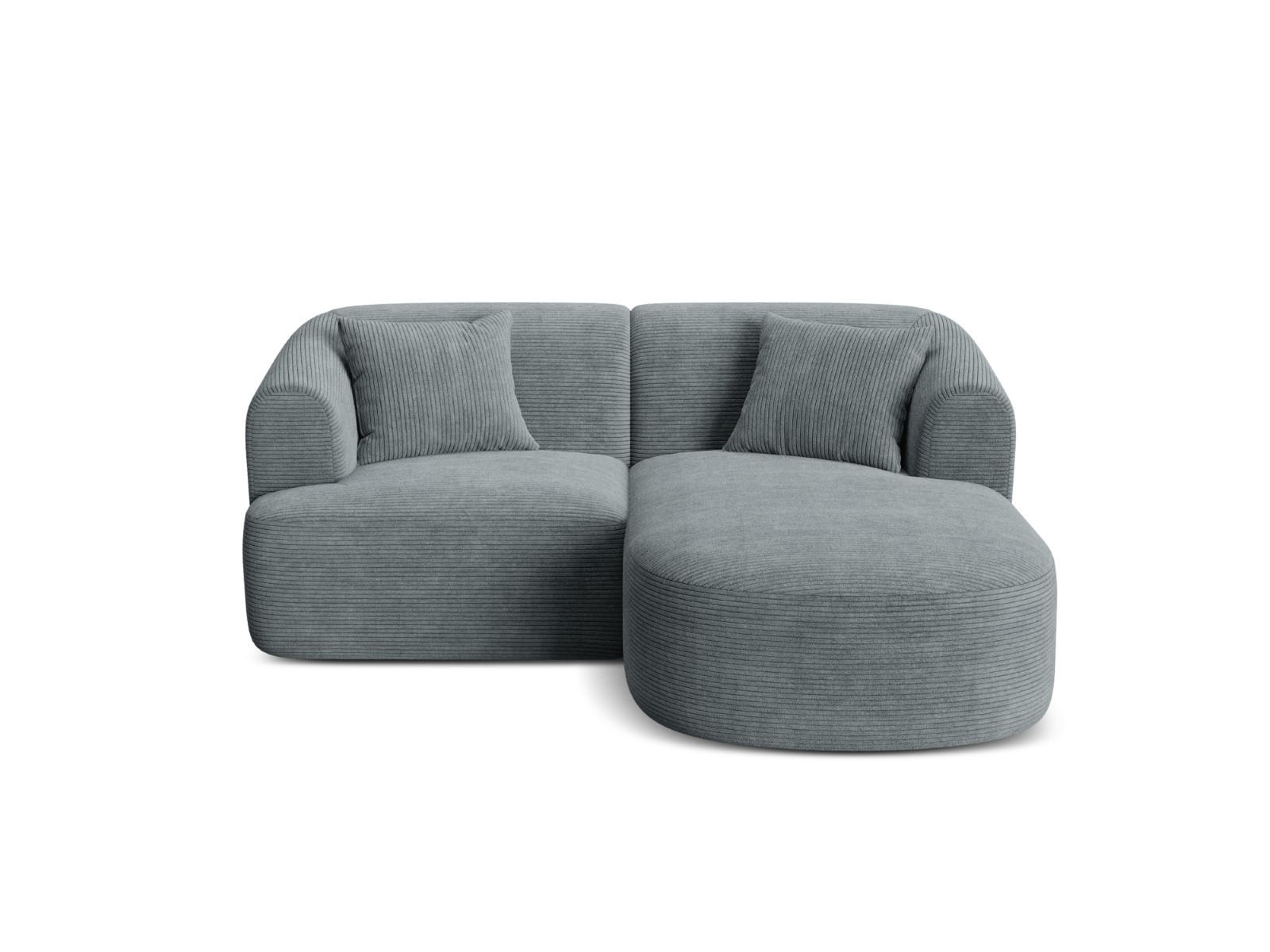 Cosmopolitan Design Modulares-Ecksofa Dunkelgrau 180x156 cm