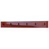 GARDEROBENPANEEL Linea Bordeaux Hochglanz - Bordeaux, Holzwerkstoff (110.5/14.5/3.5cm) - Vladon