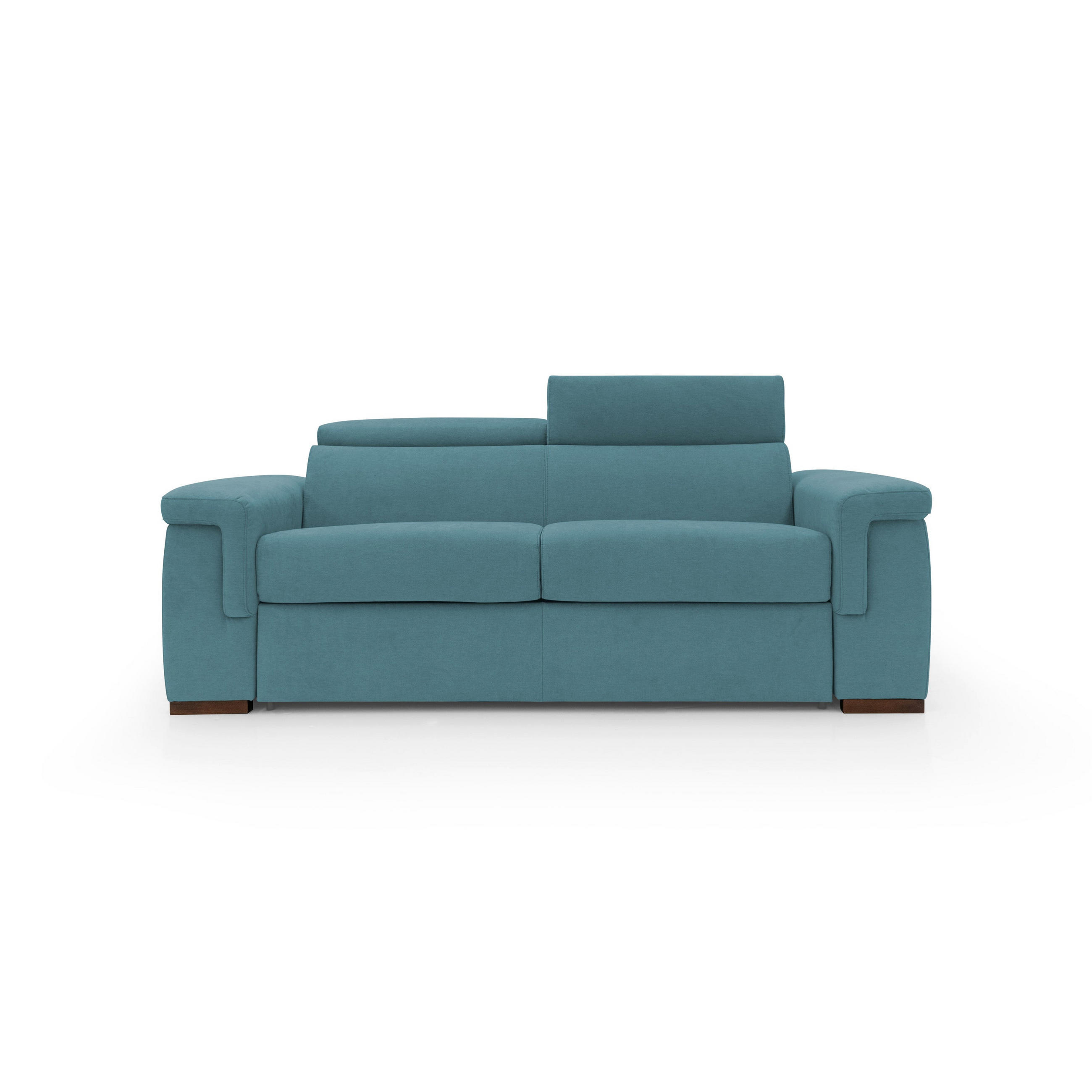 Thumbnail - Divani.store Schlafsofa, Hellblau, Textil, 200x100x95 cm, Wohnzimmer, Sofas & Couches, Schlafsofas