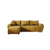 ECKSOFA MOLISA L Itaka 33 Links mit Schlaffunktion - Currygelb, Textil (245/145cm) - Bedante