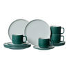 KAFFEESERVICE Jasper grün 12er Set - Grün, Keramik (1/1/1cm) - Ritzenhoff Breker