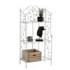 STANDREGAL Remus antik weiß - Weiß, Metall (58/118/33cm) - TPFGarden