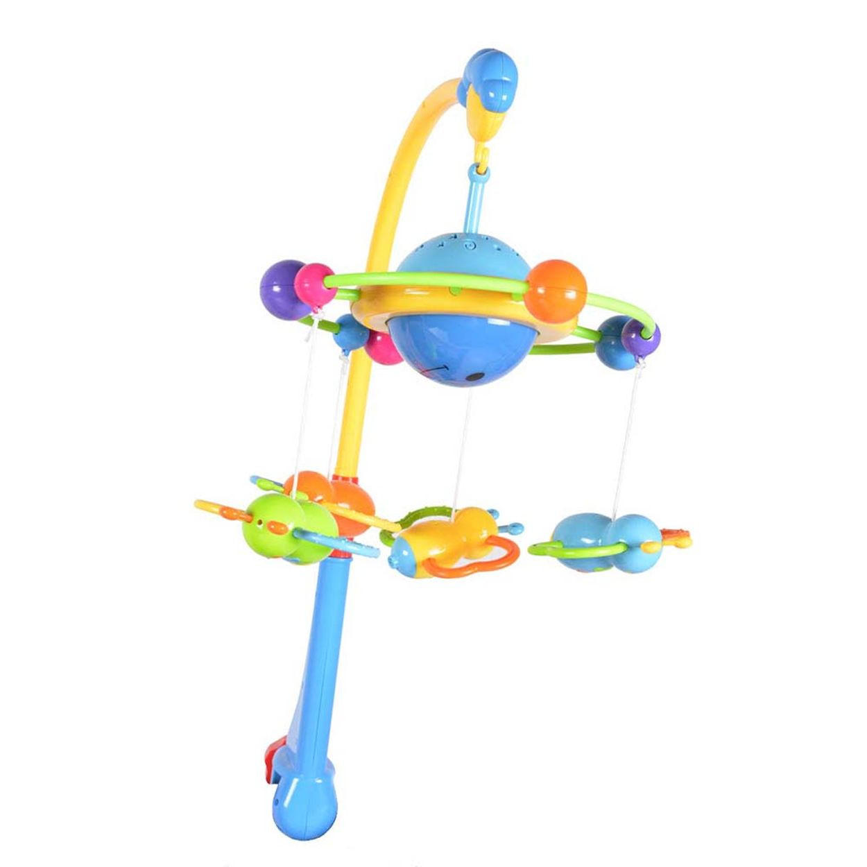 MUSIKMOBILE Orbit TL016 drehbares Mobile, Musik und Licht, ab 6 Monate, Lichtfunktion - Multicolor, Kunststoff (28/70/35cm) - Moni
