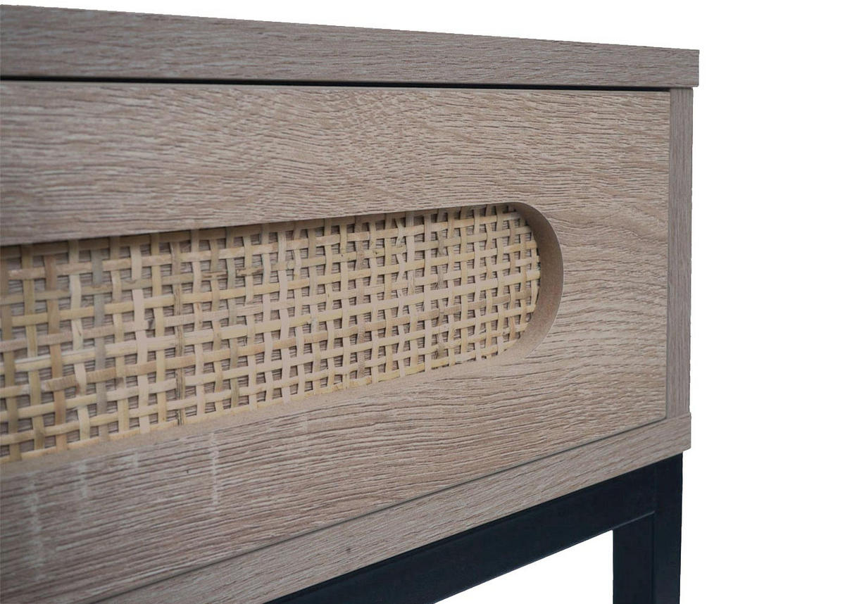 COUCHTISCH eckig Eiche Dekor - Eichefarben, Holz (51/107/45cm) - MCW