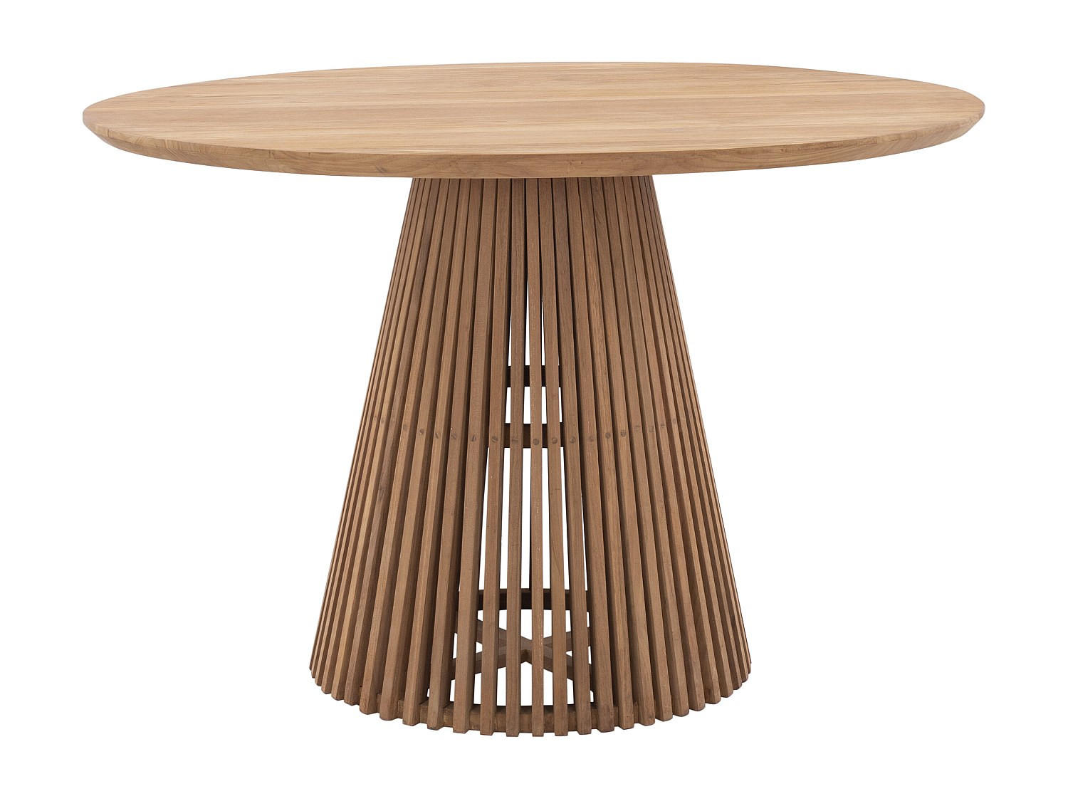 GARTENTISCH - 4 Personen - Holz, Platte - Naturfarben Hell - Naturfarben, Holz (120/120/75cm) - Vente-Unique