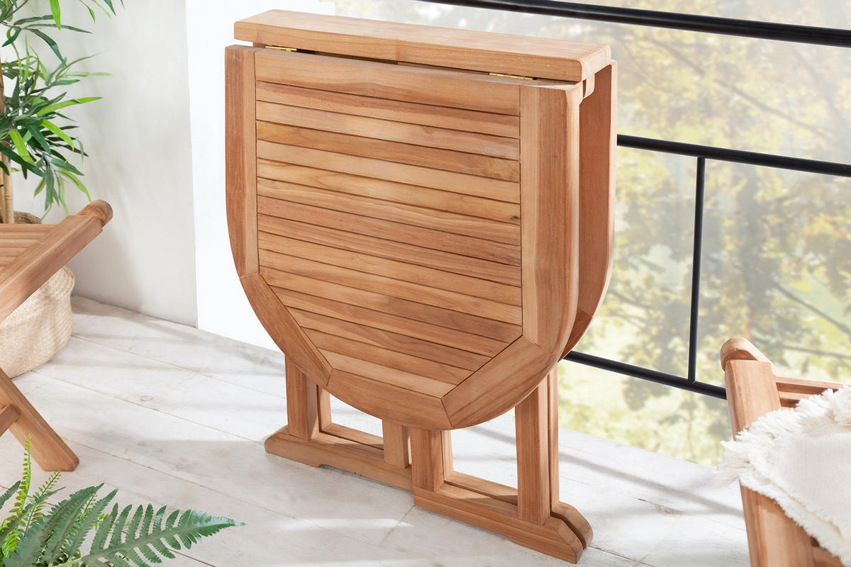 BALKONTISCH EMPIRE TEAK Teakholz Natur 120 cm - Braun, Holz (60/120/75cm) - riess-ambiente