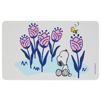 FRÜHSTÜCKSBRETTCHEN Peanuts - Weiß/Rosa, Kunststoff (14/23cm) - Butlers