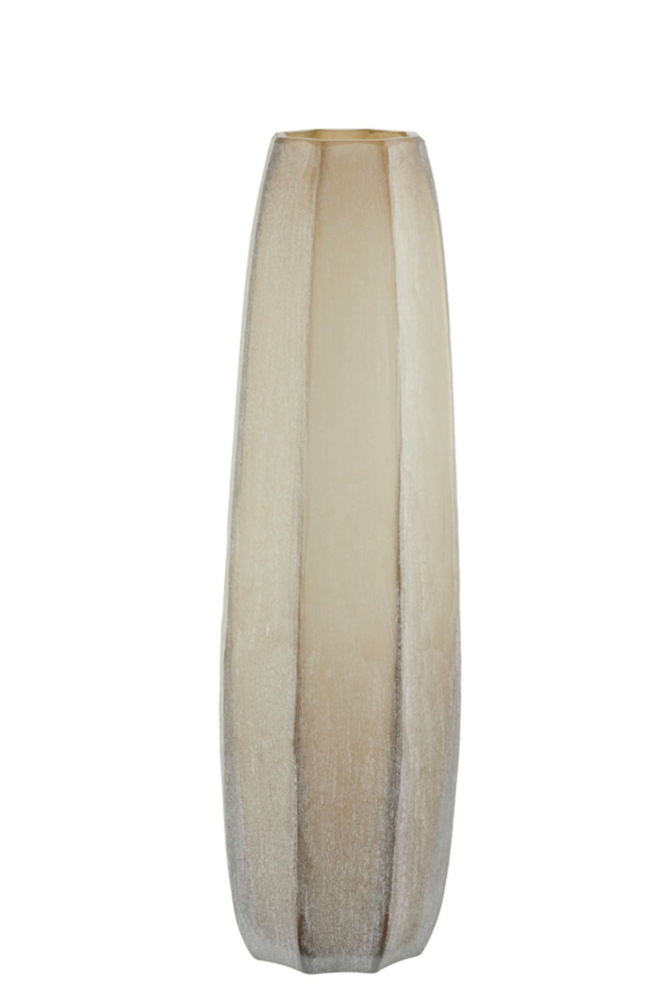 VASE Bradley Braun Ø17/60 cm - Braun, Glas (17/60cm) - Light & Living