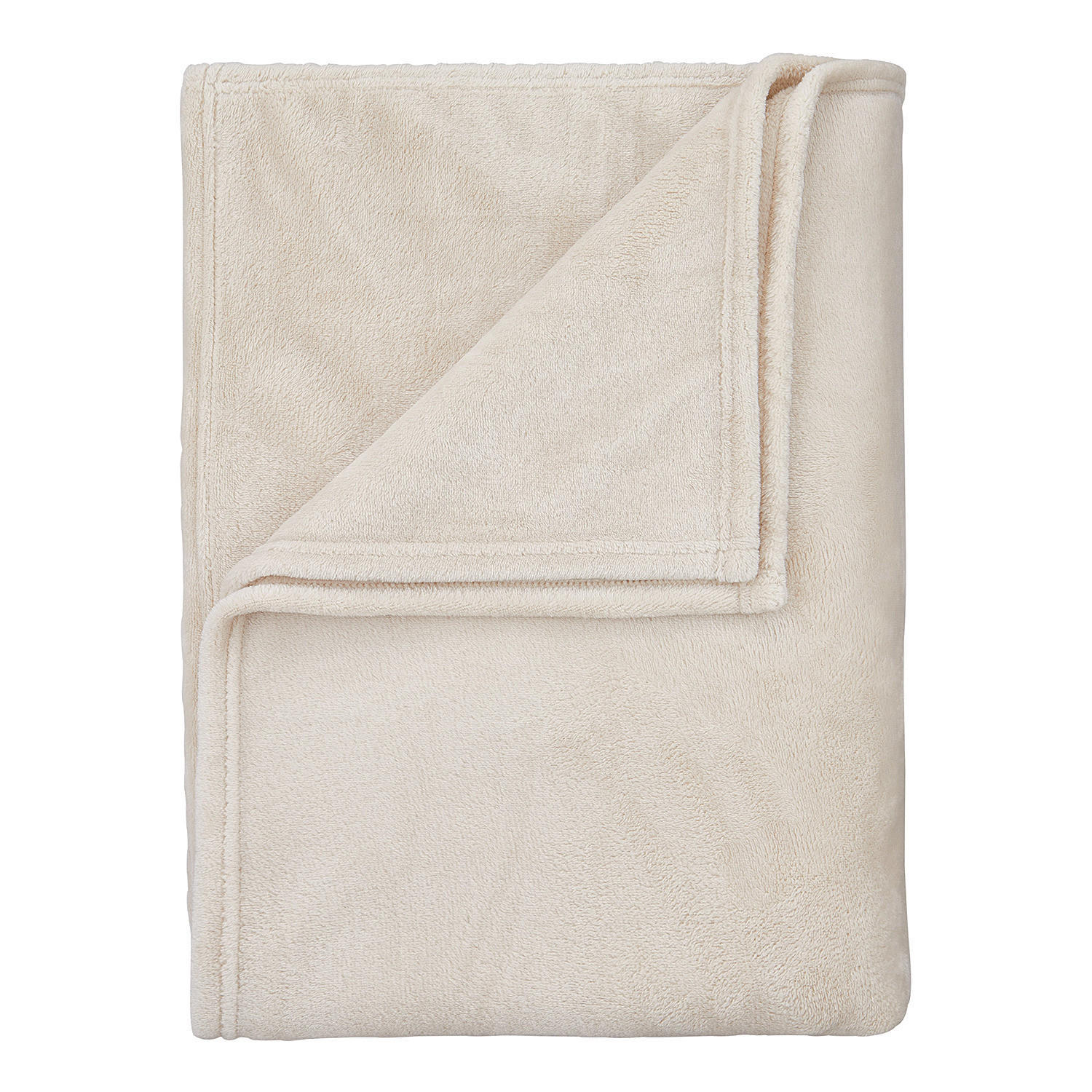 FLEECEDECKE Lazy Days - Beige, Textil (150/200cm) - Butlers