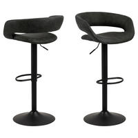 BARHOCKER 2er-Set grau - Grau, Holzwerkstoff (54/101/48cm) - ebuy24