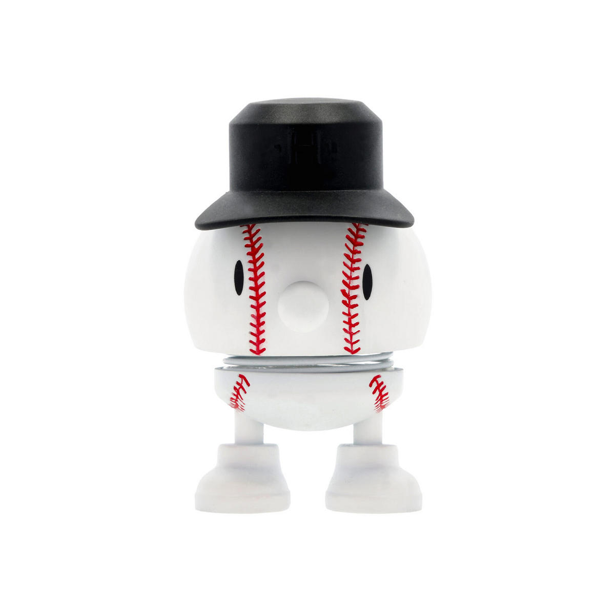 DEKOFIGUR Bumble S Baseball weiß 7,6 cm - Weiß, Kunststoff (5.8/7.6/4.5cm) - Hoptimist
