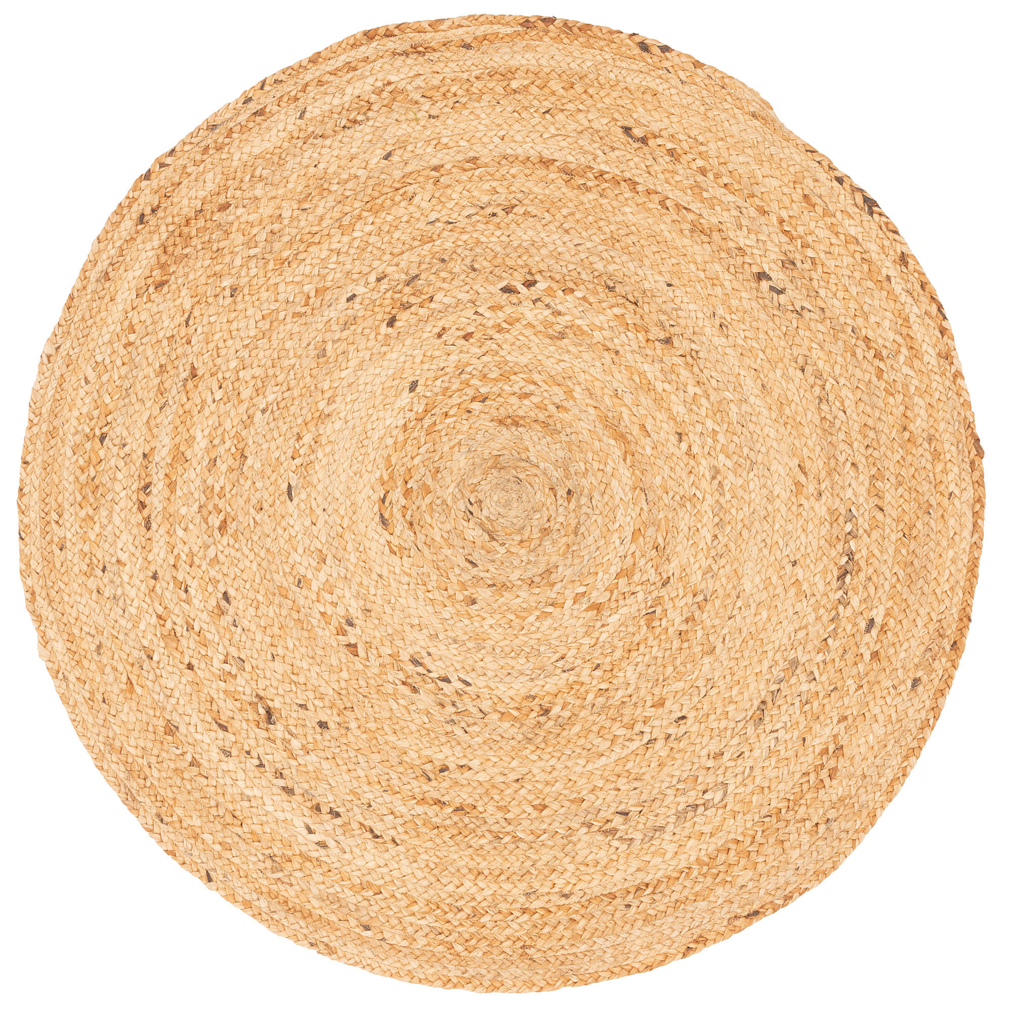 NATURFASER HANDGEFERTIGT JUTE TEPPICH NELE RUND - Beige, Textil (120/120cm) - Pergamon