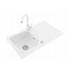 GRANITSPÜLE KDO weiss 750x435mm - Weiß, Holzwerkstoff (43/17/43cm) - roe furniture