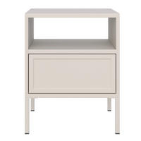 NACHTTISCH VELVETO cachemire 50 cm - Kaschmir, Holzwerkstoff/Metall (45/54/40cm) - Selsey